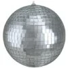 Northlight 8" Silver Splendor Mirrored Glass Disco Ball Ornament -Northlight Shop D253844S 1