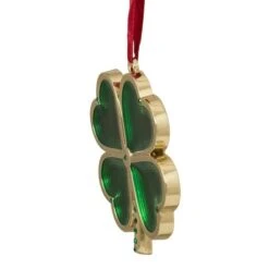 Northlight Green & Gold Luck Of The Irish Clover Ornament 14 Northlight Green & Gold Luck Of The Irish Clover Ornament -Northlight Shop D253855S 3