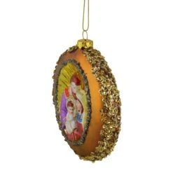 Northlight 4" Joseph, Mary & Baby Jesus Glass Disc Ornament 16 Northlight 4" Joseph, Mary & Baby Jesus Glass Disc Ornament -Northlight Shop D253856S 14