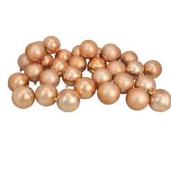 Northlight 32ct. 3.25" Copper Shatterproof 2-Finish Christmas Ball Ornaments 8 Northlight 32ct. 3.25" Copper Shatterproof 2-Finish Christmas Ball Ornaments -Northlight Shop D253883S 11