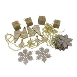 Northlight 125ct. Champagne Gold Shatterproof 4-Finish Christmas Ornaments 15 Northlight 125ct. Champagne Gold Shatterproof 4-Finish Christmas Ornaments -Northlight Shop D253884S 13