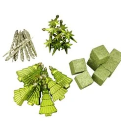 Northlight 125ct. Green Shatterproof 3-Finish Tropical Christmas Ornaments 22 Northlight 125ct. Green Shatterproof 3-Finish Tropical Christmas Ornaments -Northlight Shop D253887S 14