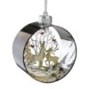 Northlight 5" Pre-Lit Silver Woodland Animals Christmas Ornament 1 Northlight 5" Pre-Lit Silver Woodland Animals Christmas Ornament -Northlight Shop D253900S 1