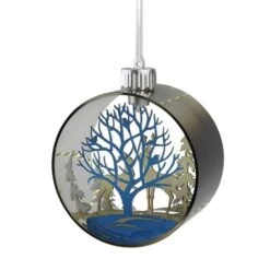 Northlight 5" Pre-Lit Silver Woodland Animals Christmas Ornament 12 Northlight 5" Pre-Lit Silver Woodland Animals Christmas Ornament -Northlight Shop D253900S 2