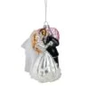 Northlight 5.25" Bride And Groom Kissing Glass Wedding Christmas Ornament 2 Northlight 5.25" Bride And Groom Kissing Glass Wedding Christmas Ornament -Northlight Shop D253901S 1