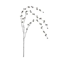 Northlight 3.4ft. Silver Hanging Jingle Bell Spray