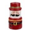 Northlight 5.5" Red Ceramic Santa Gnome Tealight Candle Holder 2 Northlight 5.5" Red Ceramic Santa Gnome Tealight Candle Holder -Northlight Shop D253913S 1