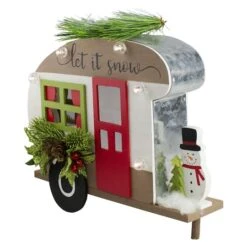 Northlight 12" Let It Snow RV Christmas Tabletop Decoration 14 Northlight 12" Let It Snow RV Christmas Tabletop Decoration -Northlight Shop D253935S 3