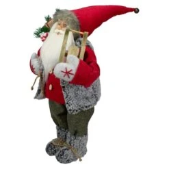 Northlight 18" Standing Santa Christmas Figure Carrying Presents & Sled 16 Northlight 18" Standing Santa Christmas Figure Carrying Presents & Sled -Northlight Shop D253955S 14