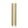 Northlight 12" Gold Glittered Flameless Taper Candles, 2ct. -Northlight Shop D253996S 1