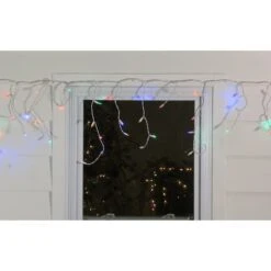 Northlight 100ct. LED Wide Angle Icicle Christmas Lights With White Wire Multicolor 16 Northlight 100ct. LED Wide Angle Icicle Christmas Lights With White Wire Multicolor -Northlight Shop D254013S 13