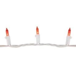 Northlight 100ct. Mini Christmas String Lights With White Wire Gold 21 Northlight 100ct. Mini Christmas String Lights With White Wire Gold -Northlight Shop D254016S 14