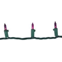 Northlight 50ct. Mini Christmas String Lights With Green Wire Purple 17 Northlight 50ct. Mini Christmas String Lights With Green Wire Purple -Northlight Shop D254037S 4