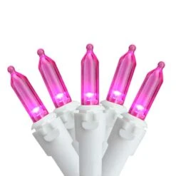 Northlight 100ct. Pink LED String Lights 13 Northlight 100ct. Pink LED String Lights -Northlight Shop D254045S 11