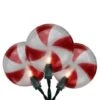 Northlight 10ct. Peppermint Candy Shaped String Lights 1 Northlight 10ct. Peppermint Candy Shaped String Lights -Northlight Shop D254067S 1