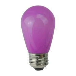 Northlight Opaque LED S14 Replacement Bulbs, 25ct. Purple -Northlight Shop D254071S 1 1