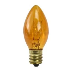 Northlight Incandescent C7 Replacement Bulbs, 25ct. Orange -Northlight Shop D254073S 1 1