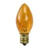 Northlight Incandescent C7 Replacement Bulbs, 25ct. Orange -Northlight Shop D254073S 1