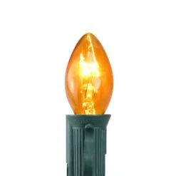 Northlight Incandescent C7 Replacement Bulbs, 25ct. Orange -Northlight Shop D254073S 2
