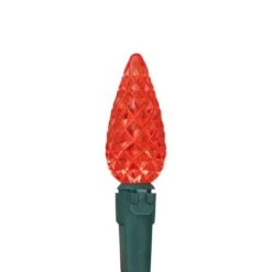 Northlight 70ct. LED Faceted C6 Christmas String Lights Red 28 Northlight 70ct. LED Faceted C6 Christmas String Lights Red -Northlight Shop D254083S 15
