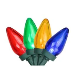 Northlight 25ct. LED C7 Christmas String Lights Multicolor 14 Northlight 25ct. LED C7 Christmas String Lights Multicolor -Northlight Shop D254084S 1 1