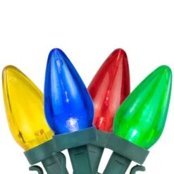 Northlight 25ct. LED C7 Christmas String Lights Multicolor 16 Northlight 25ct. LED C7 Christmas String Lights Multicolor -Northlight Shop D254084S 11