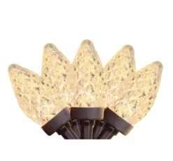 Northlight 100ct. Warm White Faceted LED C7 String Lights 11 Northlight 100ct. Warm White Faceted LED C7 String Lights -Northlight Shop D254088S 11