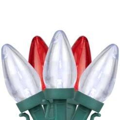 Northlight 25ct. LED C7 Christmas String Lights Red/White 18 Northlight 25ct. LED C7 Christmas String Lights Red/White -Northlight Shop D254092S 1 1