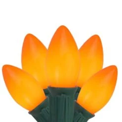 Northlight 25ct. Opaque C9 Christmas String Lights Orange