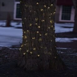 Northlight 2ft. X 8ft. LED Tree Trunk Wrap Christmas Net Lights Clear -Northlight Shop D254104S 2