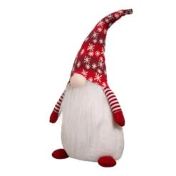 Glitzhome® 24" Red Christmas Gnome Décor Accent -Northlight Shop D254167S 3