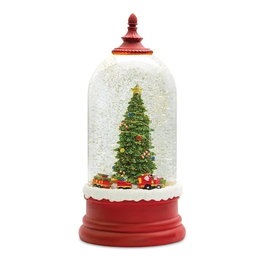Melrose 10.5" Tree Snow Globe 4 Melrose 10.5" Tree Snow Globe - Image 2