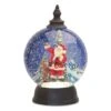Melrose 9.25" Santa In Sleigh Scene Snow Globe -Northlight Shop D255362S 1