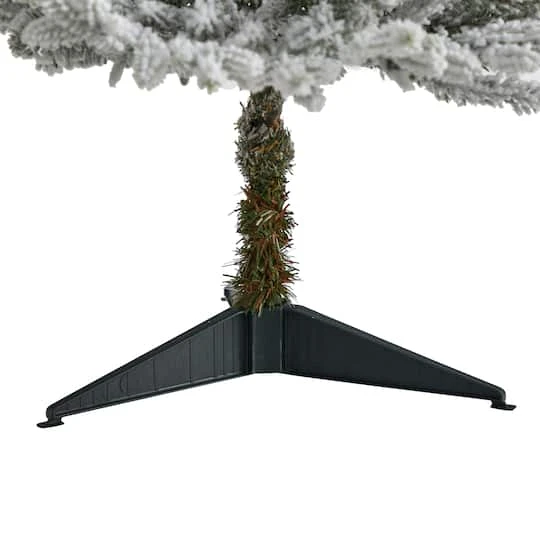 3ft. Pre-Lit Flocked Fraser Fir Artificial Christmas Tree With Warm White LED Lights 7 3ft. Pre-Lit Flocked Fraser Fir Artificial Christmas Tree With Warm White LED Lights - Image 5