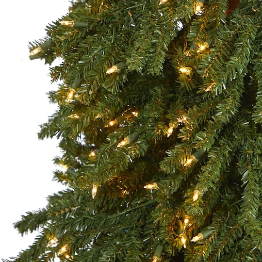 8ft. Pre-Lit Grand Alpine Artificial Christmas Tree, Clear LED Lights 6 8ft. Pre-Lit Grand Alpine Artificial Christmas Tree, Clear LED Lights - Image 4