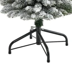 5ft. Unlit Flocked Artificial Christmas Tree -Northlight Shop D255833S 4