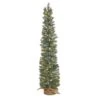 4ft. Pre-Lit Green Pine Artificial Christmas Tree, Warm White Lights -Northlight Shop D255838S 1