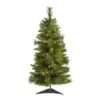 3ft. Pre-Lit New Haven Pine Artificial Christmas Tree, Warm White LED Lights -Northlight Shop D255840S 1