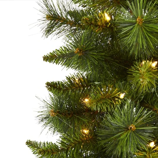 3ft. Pre-Lit New Haven Pine Artificial Christmas Tree, Warm White LED Lights 7 3ft. Pre-Lit New Haven Pine Artificial Christmas Tree, Warm White LED Lights - Image 5