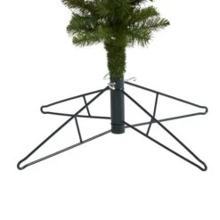 8ft. Pre-Lit Sun Valley Spruce Upside Down Artificial Christmas Tree, Warm White LED Lights -Northlight Shop D255841S 5