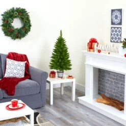 3ft. Pre-Lit Providence Pine Artificial Christmas Tree, Warm White Lights 17 3ft. Pre-Lit Providence Pine Artificial Christmas Tree, Warm White Lights -Northlight Shop D255850S 10