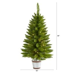 3ft. Pre-Lit Providence Pine Artificial Christmas Tree, Warm White Lights 19 3ft. Pre-Lit Providence Pine Artificial Christmas Tree, Warm White Lights -Northlight Shop D255850S 2