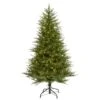 5ft. Pre-Lit Wisconsin Fir Artificial Christmas Tree, Clear LED Lights 2 5ft. Pre-Lit Wisconsin Fir Artificial Christmas Tree, Clear LED Lights -Northlight Shop D255854S 1