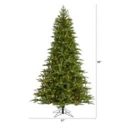 7.5ft. Pre-Lit Cambridge Fir Artificial Christmas Tree, Clear LED Lights 15 7.5ft. Pre-Lit Cambridge Fir Artificial Christmas Tree, Clear LED Lights -Northlight Shop D255880S 2