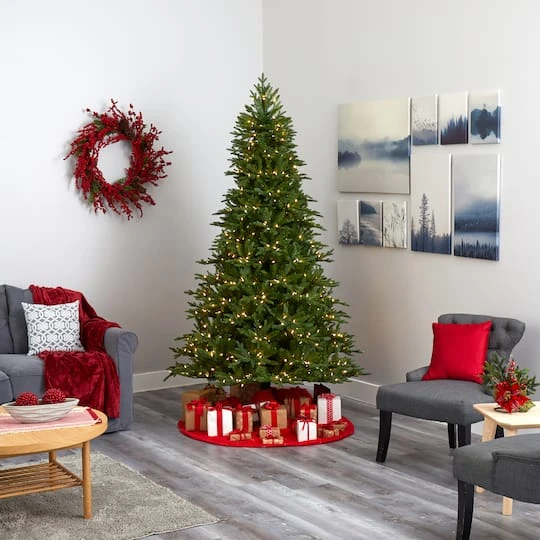 7.5ft. Pre-Lit Cambridge Fir Artificial Christmas Tree, Clear LED Lights 5 7.5ft. Pre-Lit Cambridge Fir Artificial Christmas Tree, Clear LED Lights - Image 3