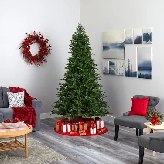 7.5ft. Pre-Lit Cambridge Fir Artificial Christmas Tree, Clear LED Lights 11 7.5ft. Pre-Lit Cambridge Fir Artificial Christmas Tree, Clear LED Lights - Image 9