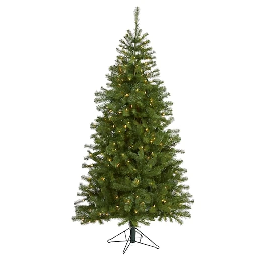 6ft. Pre-Lit Springfield Artificial Christmas Tree, Clear LED Lights 4 6ft. Pre-Lit Springfield Artificial Christmas Tree, Clear LED Lights - Image 2