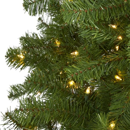 6ft. Pre-Lit Springfield Artificial Christmas Tree, Clear LED Lights 6 6ft. Pre-Lit Springfield Artificial Christmas Tree, Clear LED Lights - Image 4