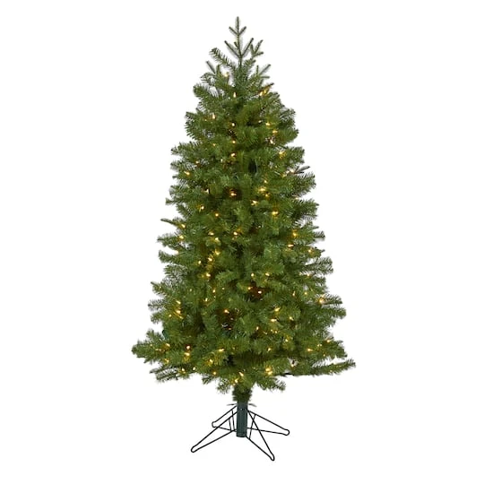 5ft. Pre-Lit Vancouver Spruce Artificial Christmas Tree, Warm White LED Lights 4 5ft. Pre-Lit Vancouver Spruce Artificial Christmas Tree, Warm White LED Lights - Image 2