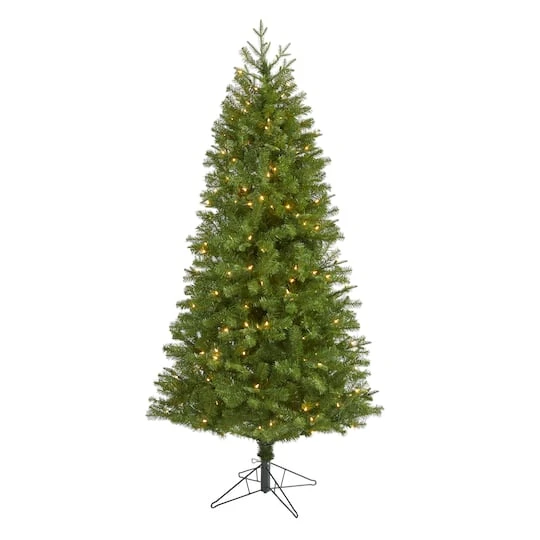 6.5ft. Pre-Lit Vancouver Spruce Artificial Christmas Tree, Warm White LED Lights 3 6.5ft. Pre-Lit Vancouver Spruce Artificial Christmas Tree, Warm White LED Lights